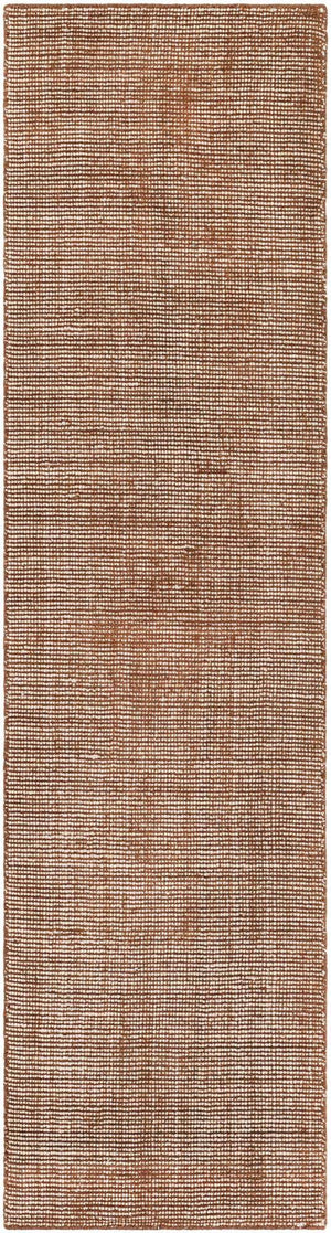 Cocoa Bean Brown 2' x 8' Jill Zarin English Manor Runner Area Rug 100% Premium Natural Wool Handwoven Carpet for Living Rooms, Office Space, Bedrooms, Dorms for Sale at Rug Engine
