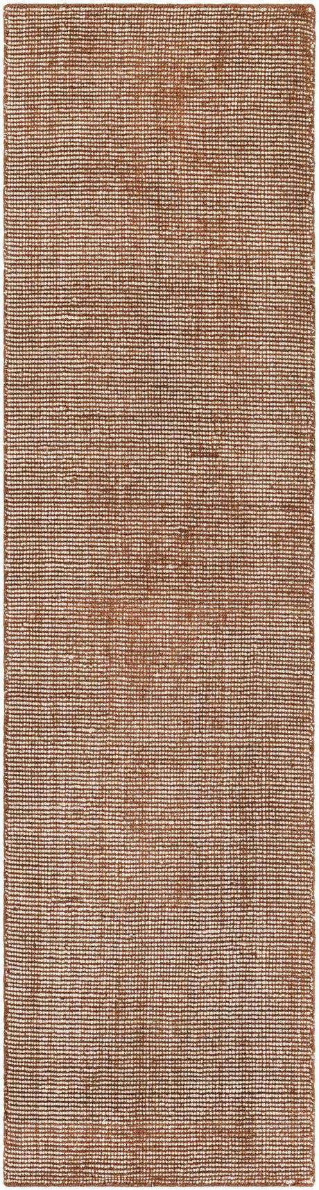 Cocoa Bean Brown 2' x 8' Jill Zarin English Manor Runner Area Rug 100% Premium Natural Wool Handwoven Carpet for Living Rooms, Office Space, Bedrooms, Dorms for Sale at Rug Engine