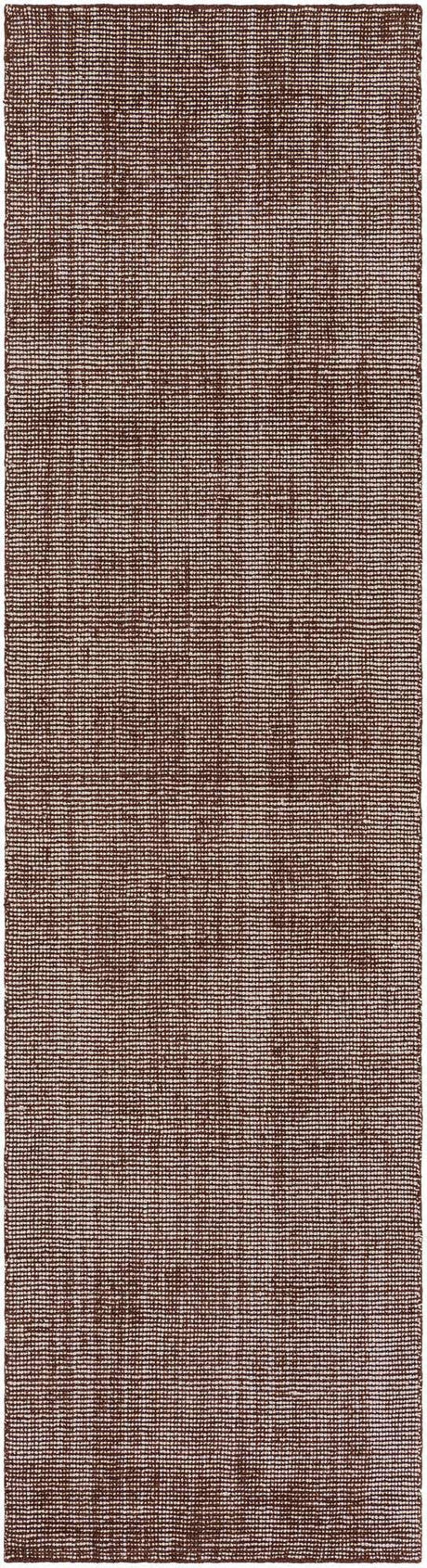 Mocha Brown 2' 7 x 10' Jill Zarin English Manor Runner Area Rug 100% Premium Natural Wool Handwoven Carpet for Living Rooms, Office Space, Bedrooms, Dorms for Sale at Rug Engine