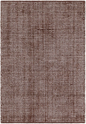 Mocha Brown 2' 2 x 3' 1 Jill Zarin English Manor Rectangle Area Rug 100% Premium Natural Wool Handwoven Carpet for Living Rooms, Office Space, Bedrooms, Dorms for Sale at Rug Engine