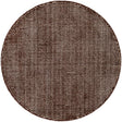 Mocha Brown 3' 1 x 3' 1 Jill Zarin English Manor Round Area Rug 100% Premium Natural Wool Handwoven Carpet for Living Rooms, Office Space, Bedrooms, Dorms for Sale at Rug Engine