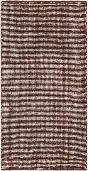 Mocha Brown 2' x 4' 1 Jill Zarin English Manor Runner Area Rug 100% Premium Natural Wool Handwoven Carpet for Living Rooms, Office Space, Bedrooms, Dorms for Sale at Rug Engine