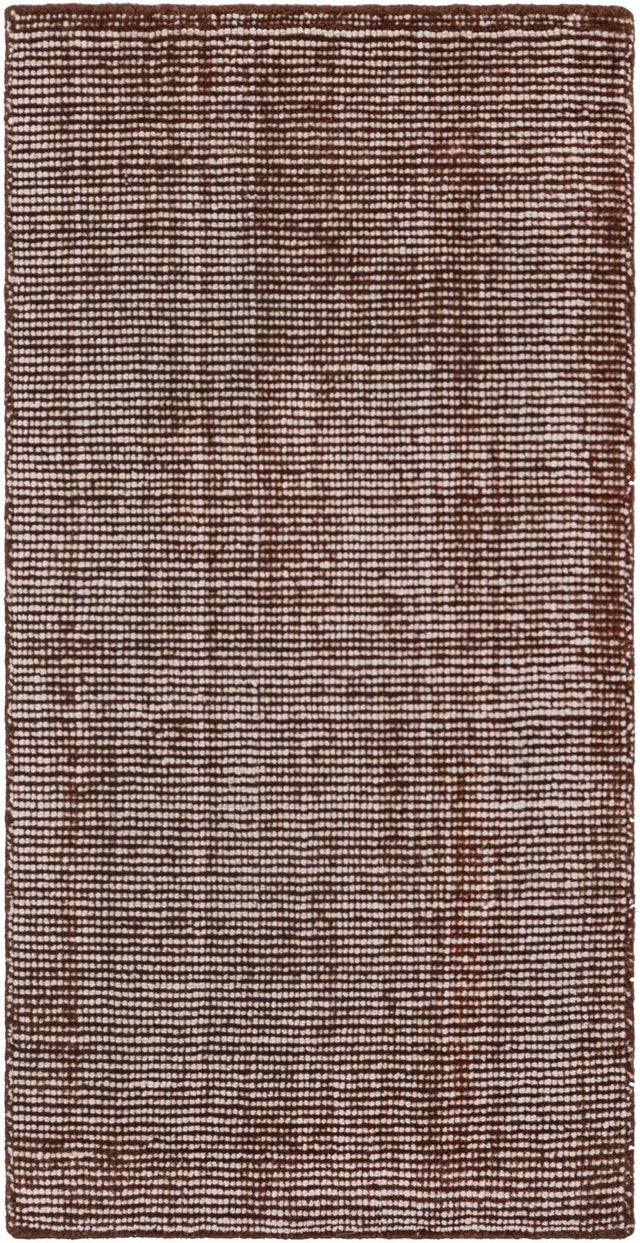 Mocha Brown 2' x 4' 1 Jill Zarin English Manor Runner Area Rug 100% Premium Natural Wool Handwoven Carpet for Living Rooms, Office Space, Bedrooms, Dorms for Sale at Rug Engine