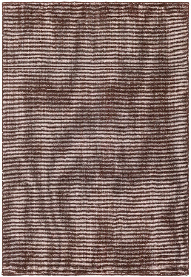 Mocha Brown 4' 1 x 6' 1 Jill Zarin English Manor Rectangle Area Rug 100% Premium Natural Wool Handwoven Carpet for Living Rooms, Office Space, Bedrooms, Dorms for Sale at Rug Engine