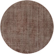 Mocha Brown 5' 1 x 5' 1 Jill Zarin English Manor Round Area Rug 100% Premium Natural Wool Handwoven Carpet for Living Rooms, Office Space, Bedrooms, Dorms for Sale at Rug Engine
