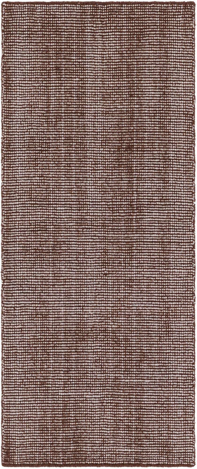 Mocha Brown 2' x 5' 1 Jill Zarin English Manor Runner Area Rug 100% Premium Natural Wool Handwoven Carpet for Living Rooms, Office Space, Bedrooms, Dorms for Sale at Rug Engine