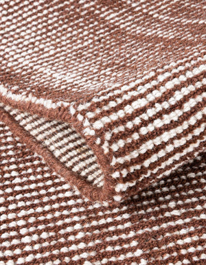 Mocha Brown 3' 1 x 3' 1 Jill Zarin English Manor Round Area Rug 100% Premium Natural Wool Handwoven Carpet for Living Rooms, Office Space, Bedrooms, Dorms for Sale at Rug Engine