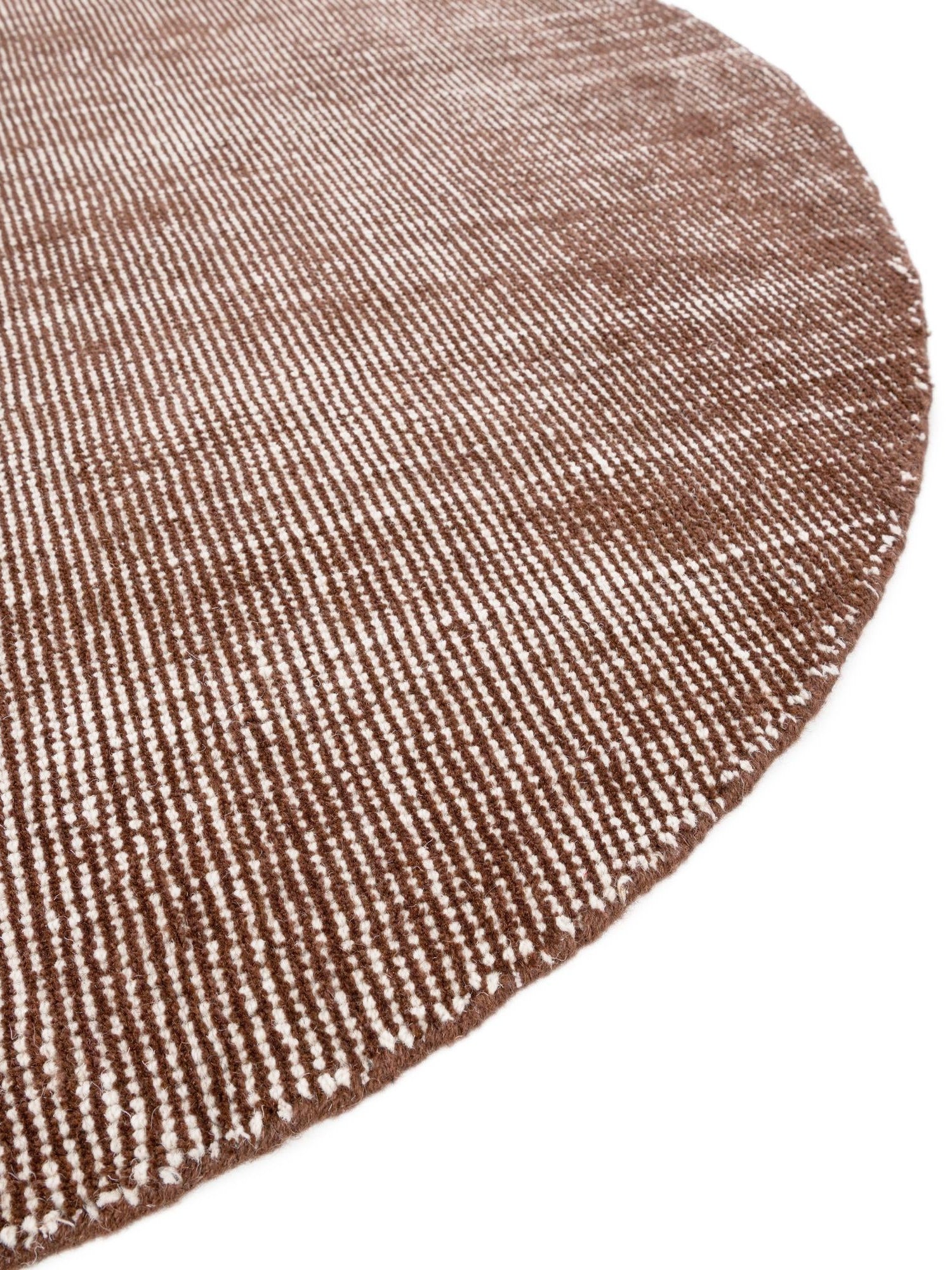 Mocha Brown 6' 1 x 6' 1 Jill Zarin English Manor Round Rug