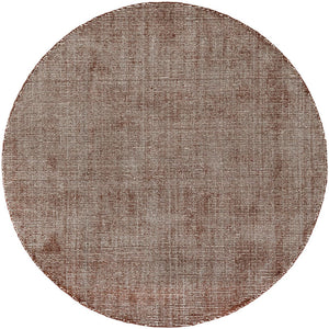 Mocha Brown 6' 1 x 6' 1 Jill Zarin English Manor Round Rug