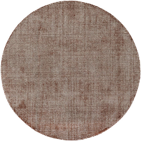 Mocha Brown 6' 1 x 6' 1 Jill Zarin English Manor Round Area Rug 100% Premium Natural Wool Handwoven Carpet for Living Rooms, Office Space, Bedrooms, Dorms for Sale at Rug Engine