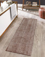 Mocha Brown 2' x 5' 1 Jill Zarin English Manor Runner Area Rug 100% Premium Natural Wool Handwoven Carpet for Living Rooms, Office Space, Bedrooms, Dorms for Sale at Rug Engine