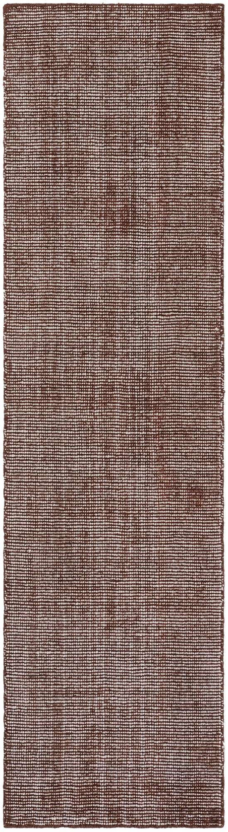 Mocha Brown 2' x 8' Jill Zarin English Manor Runner Area Rug 100% Premium Natural Wool Handwoven Carpet for Living Rooms, Office Space, Bedrooms, Dorms for Sale at Rug Engine