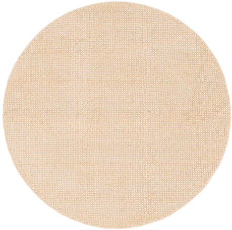 Oat Beige 3' 1 x 3' 1 Jill Zarin English Manor Round Area Rug 100% Premium Natural Wool Handwoven Carpet for Living Rooms, Office Space, Bedrooms, Dorms for Sale at Rug Engine