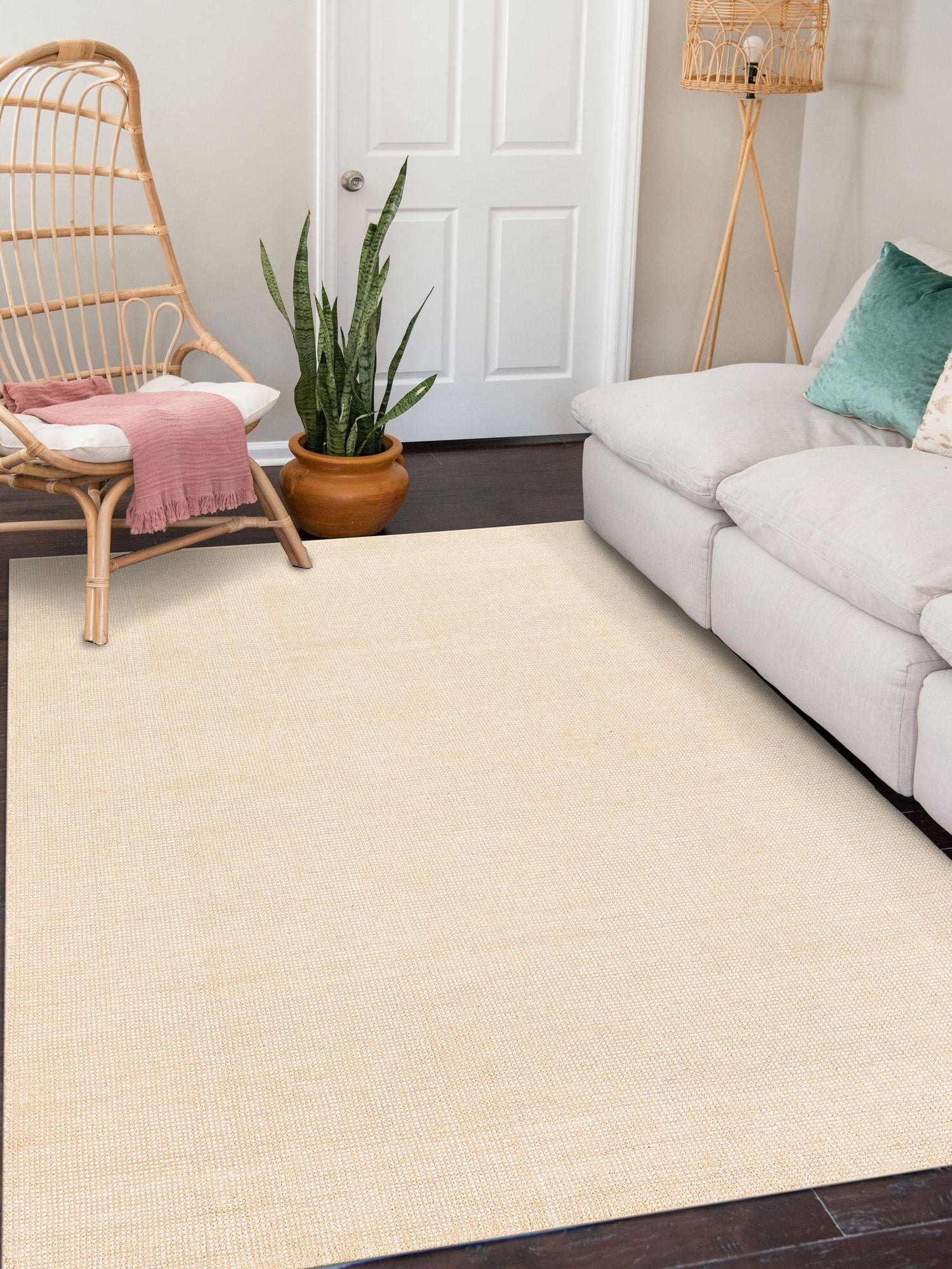 Oat Beige 10' x 14' 1 Jill Zarin English Manor Rectangle Area Rug 100% Premium Natural Wool Handwoven Carpet for Living Rooms, Office Space, Bedrooms, Dorms for Sale at Rug Engine