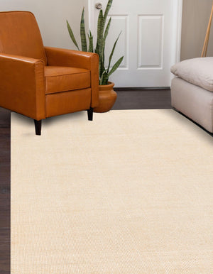 Oat Beige 8' x 10' Jill Zarin English Manor Rectangle Area Rug 100% Premium Natural Wool Handwoven Carpet for Living Rooms, Office Space, Bedrooms, Dorms for Sale at Rug Engine