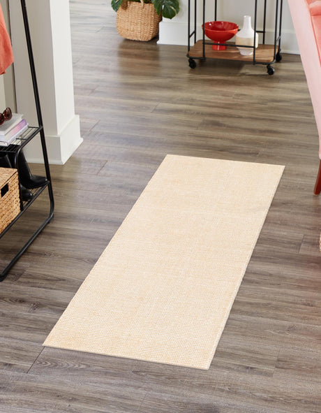 Oat Beige 2' x 6' 1 Jill Zarin English Manor Runner Area Rug 100% Premium Natural Wool Handwoven Carpet for Living Rooms, Office Space, Bedrooms, Dorms for Sale at Rug Engine
