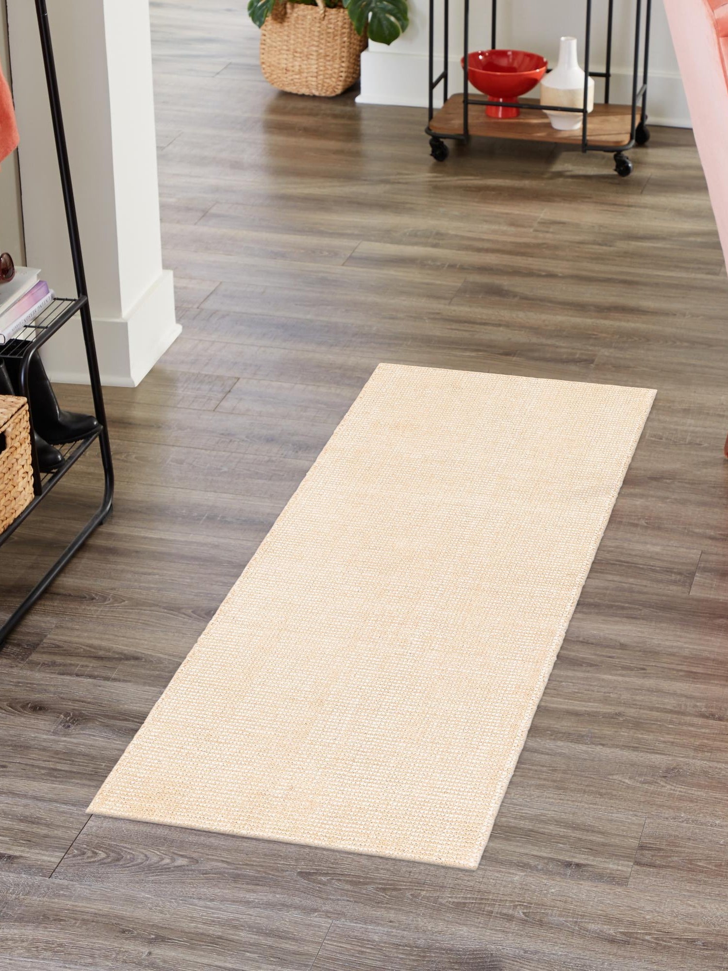 Oat Beige 2' x 4' 1 Jill Zarin English Manor Runner Area Rug 100% Premium Natural Wool Handwoven Carpet for Living Rooms, Office Space, Bedrooms, Dorms for Sale at Rug Engine
