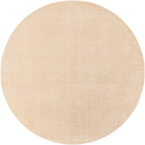 Oat Beige 7' 10 x 7' 10 Jill Zarin English Manor Round Area Rug 100% Premium Natural Wool Handwoven Carpet for Living Rooms, Office Space, Bedrooms, Dorms for Sale at Rug Engine