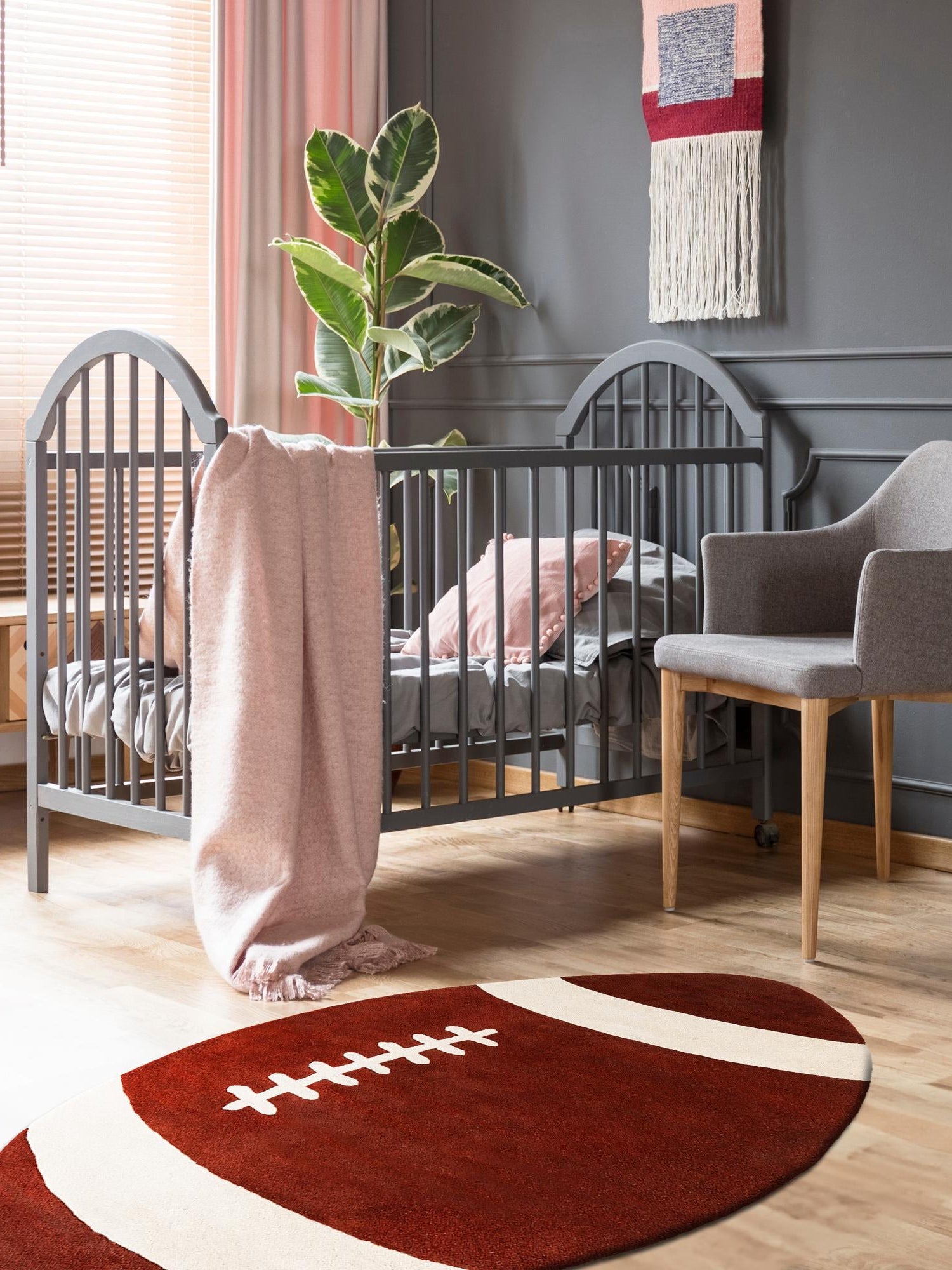 Brown 3' 9 x 6' 8 Playtime Kids Wool Freeform Area Rug for Baby Nursery, Toddler Playroom,  Bedrooms Hand Tufted High Quality Dense  Wool Pile Natural Carpet for Sale at Rug Engine