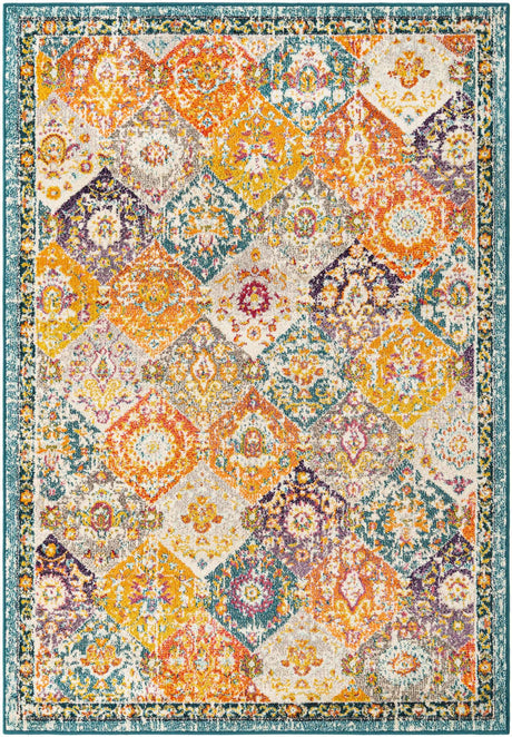 Multicolor 5' 3 x 7' 1 Penrose Rectangle Area Rug