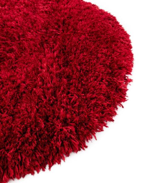 Lipstick 4' 1 x 6' 1 Marilyn Monroe Opulence Shag Oval Area Rug Thick Soft Touch Fluffy & Plush Shaggy Pile 100% Polyester Carpet for Living, Dining, Bedroom, Office for Sale at Rug Engine
