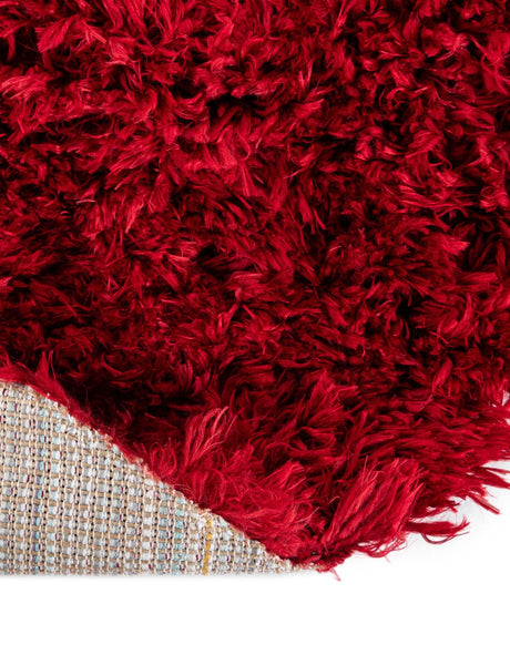 Lipstick 4' 1 x 6' 1 Marilyn Monroe Opulence Shag Oval Area Rug Thick Soft Touch Fluffy & Plush Shaggy Pile 100% Polyester Carpet for Living, Dining, Bedroom, Office for Sale at Rug Engine