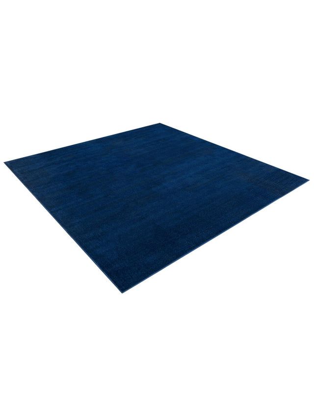 Navy Blue 7' 10 x 7' 10 Williamsburg Square Area Rug 100% Polypropylene With Cotton Backing Durable Easy Clean Stain Resistant Carpet for Sale at Rug Engine