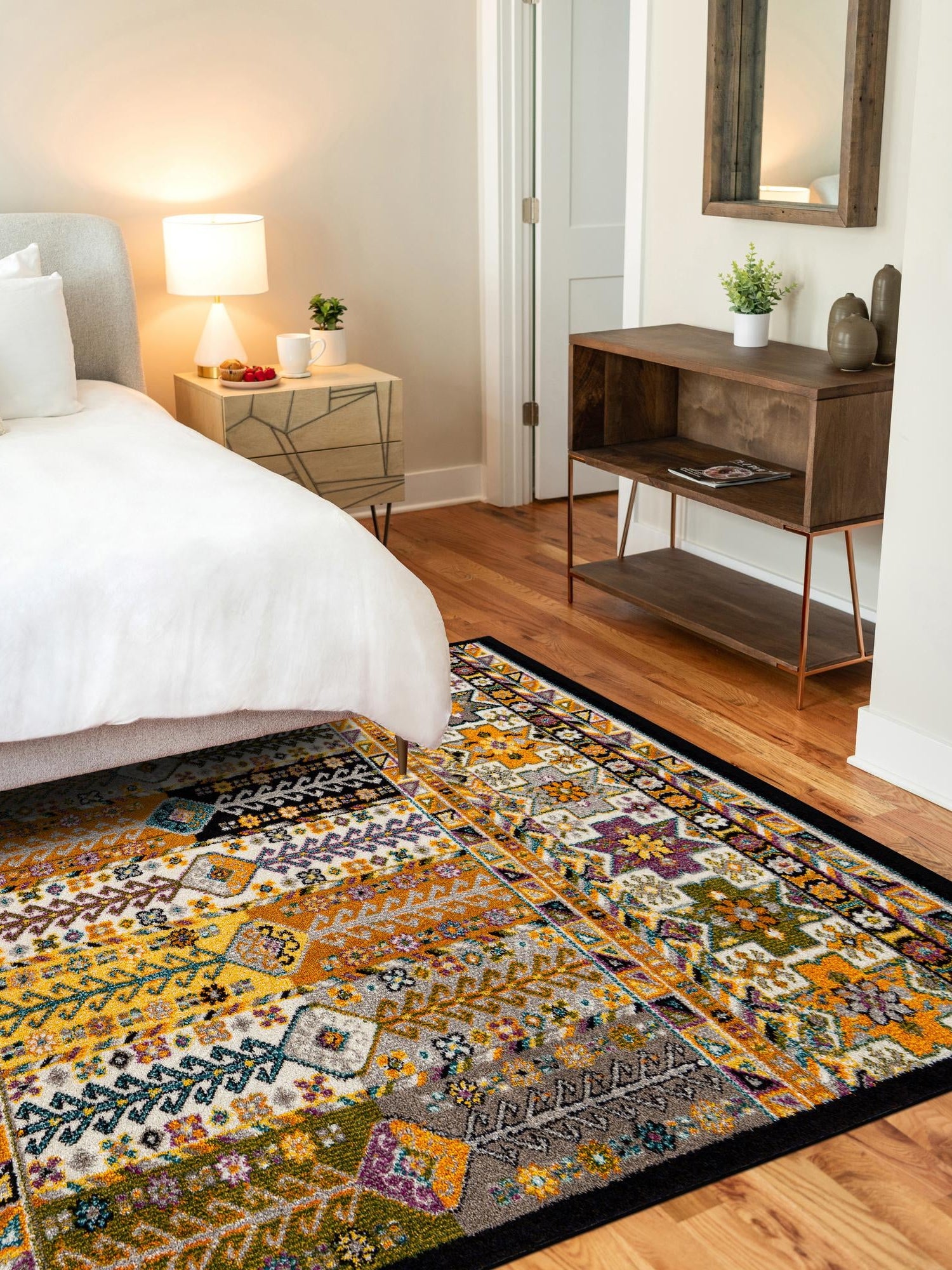 Multicolor 2' x 3' 1 Penrose Rectangle Area Rug