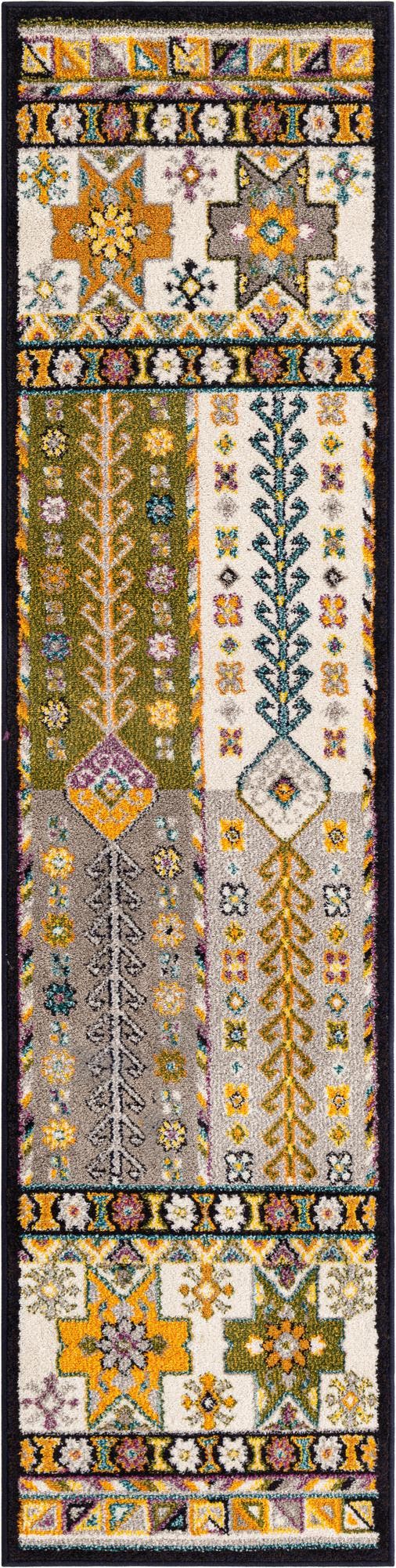 Multicolor 2' x 8' Penrose Runner Area Rug
