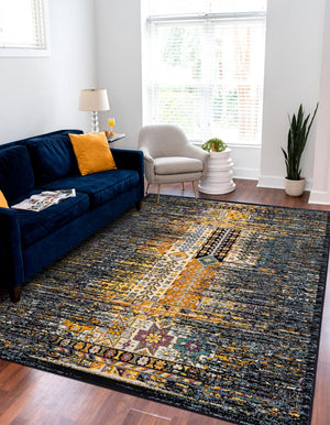 Navy Blue 9' x 12' Penrose Rectangle Area Rug