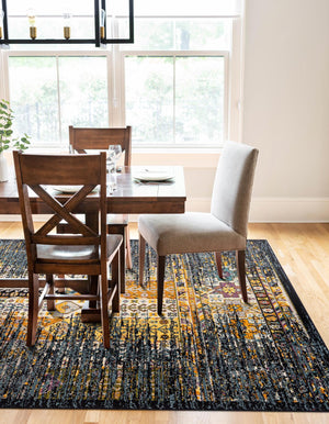Navy Blue 9' x 12' Penrose Rectangle Area Rug
