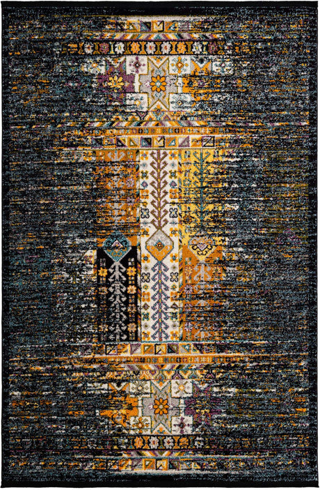 Navy Blue 5' 3 x 8' Penrose Rectangle Area Rug