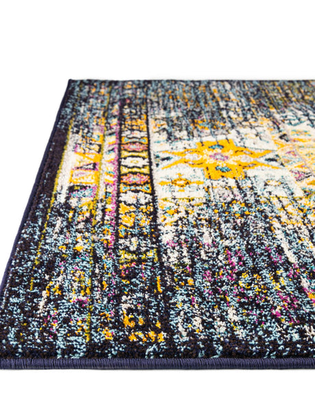 Navy Blue 2' x 8' Penrose Runner Area Rug Classic Durable Stain Resistant Easy Clean Carpet for Traditional Indoor Home Decor for Sale at Rug Engine