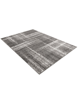 Gray 5' 3 x 8' Laguna Rectangle Area Rug 100% Polypropylene Modern Contemporary Carpet for Bedrooms, Living Room, Dining, Office for Sale at Rug Engine