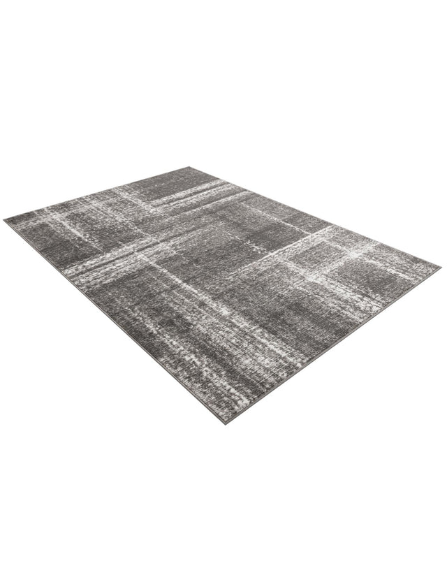 Gray 5' 3 x 8' Laguna Rectangle Area Rug 100% Polypropylene Modern Contemporary Carpet for Bedrooms, Living Room, Dining, Office for Sale at Rug Engine