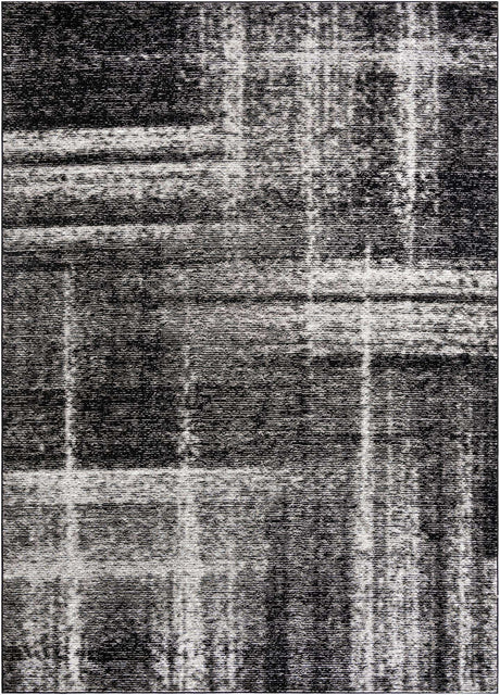 Black 10' x 14' 1 Laguna Rectangle Area Rug 100% Polypropylene Modern Contemporary Carpet for Bedrooms, Living Room, Dining, Office for Sale at Rug Engine