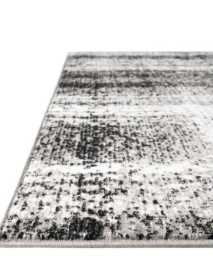 Black 7' 10 x 7' 10 Laguna Square Area Rug 100% Polypropylene Modern Contemporary Carpet for Bedrooms, Living Room, Dining, Office for Sale at Rug Engine