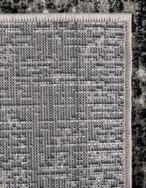 Black 7' 10 x 7' 10 Laguna Square Area Rug 100% Polypropylene Modern Contemporary Carpet for Bedrooms, Living Room, Dining, Office for Sale at Rug Engine