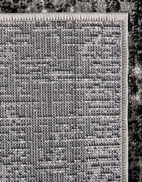Black 7' 10 x 7' 10 Laguna Square Area Rug 100% Polypropylene Modern Contemporary Carpet for Bedrooms, Living Room, Dining, Office for Sale at Rug Engine