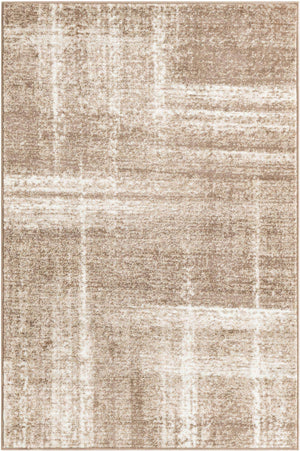 Beige 4' 1 x 6' 1 Laguna Rectangle Area Rug 100% Polypropylene Modern Contemporary Carpet for Bedrooms, Living Room, Dining, Office for Sale at Rug Engine