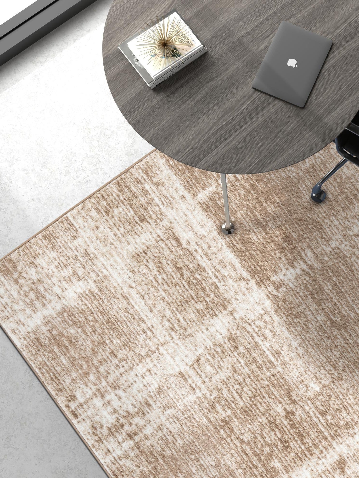 Beige 9' x 12' Laguna Rectangle Area Rug 100% Polypropylene Modern Contemporary Carpet for Bedrooms, Living Room, Dining, Office for Sale at Rug Engine