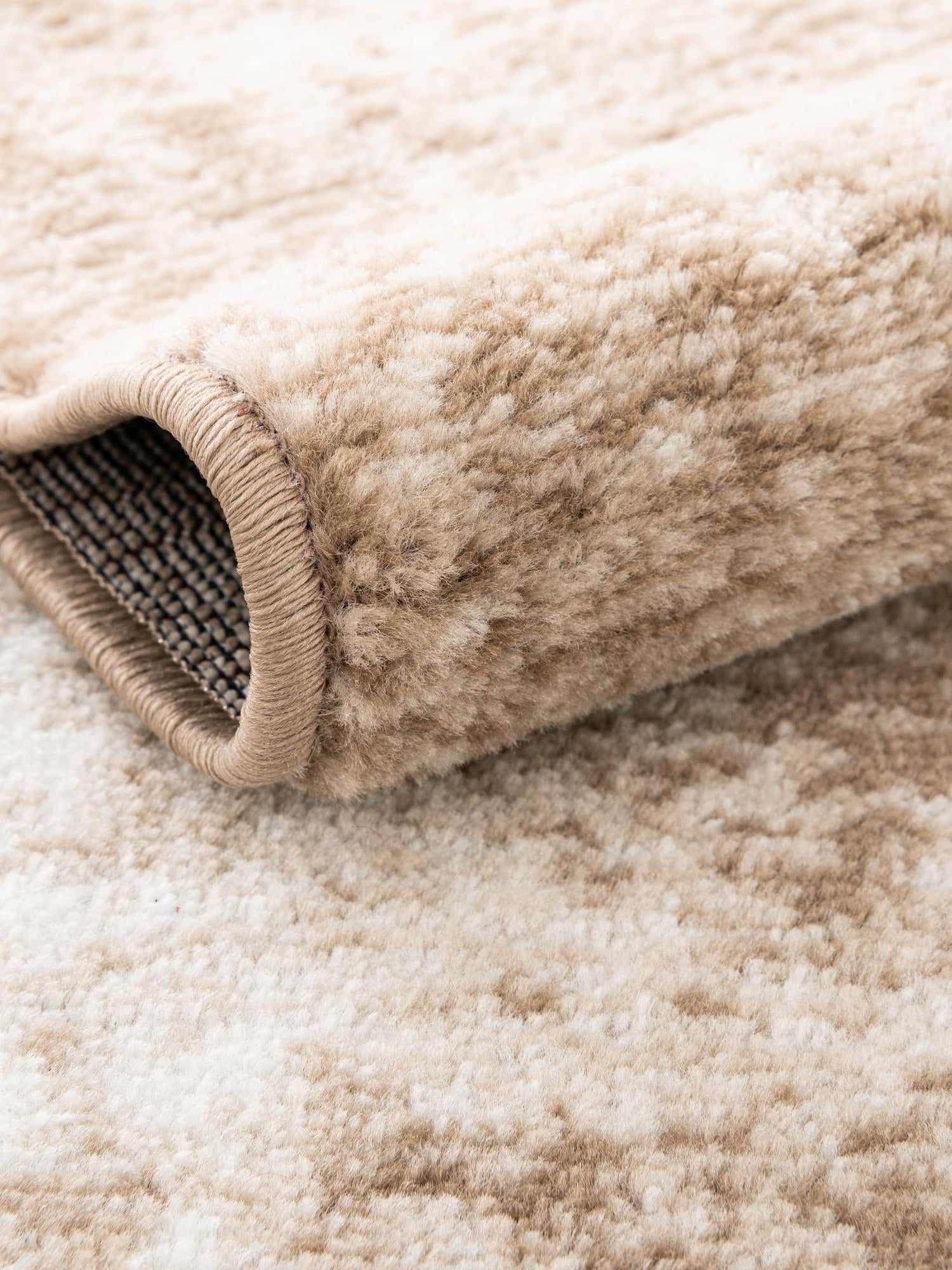Beige 7' 1 x 10' Laguna Rectangle Area Rug 100% Polypropylene Modern Contemporary Carpet for Bedrooms, Living Room, Dining, Office for Sale at Rug Engine