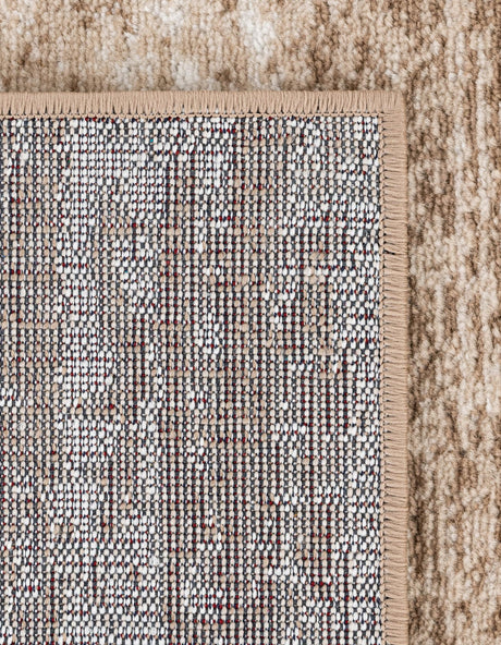 Beige 7' 10 x 10' Laguna Rectangle Area Rug 100% Polypropylene Modern Contemporary Carpet for Bedrooms, Living Room, Dining, Office for Sale at Rug Engine