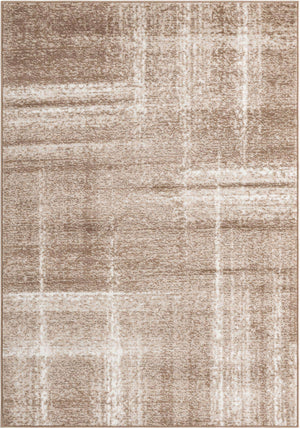 Beige 5' 3 x 8' Laguna Rectangle Area Rug 100% Polypropylene Modern Contemporary Carpet for Bedrooms, Living Room, Dining, Office for Sale at Rug Engine