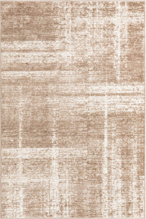 Beige 6' 1 x 9' Laguna Rectangle Area Rug 100% Polypropylene Modern Contemporary Carpet for Bedrooms, Living Room, Dining, Office for Sale at Rug Engine