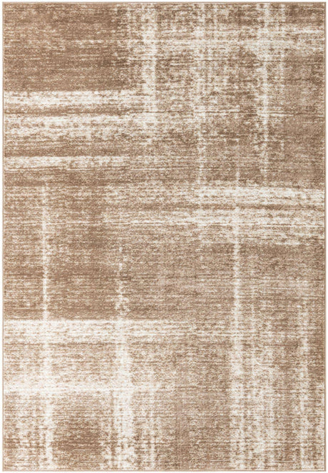 Beige 7' 1 x 10' Laguna Rectangle Area Rug 100% Polypropylene Modern Contemporary Carpet for Bedrooms, Living Room, Dining, Office for Sale at Rug Engine