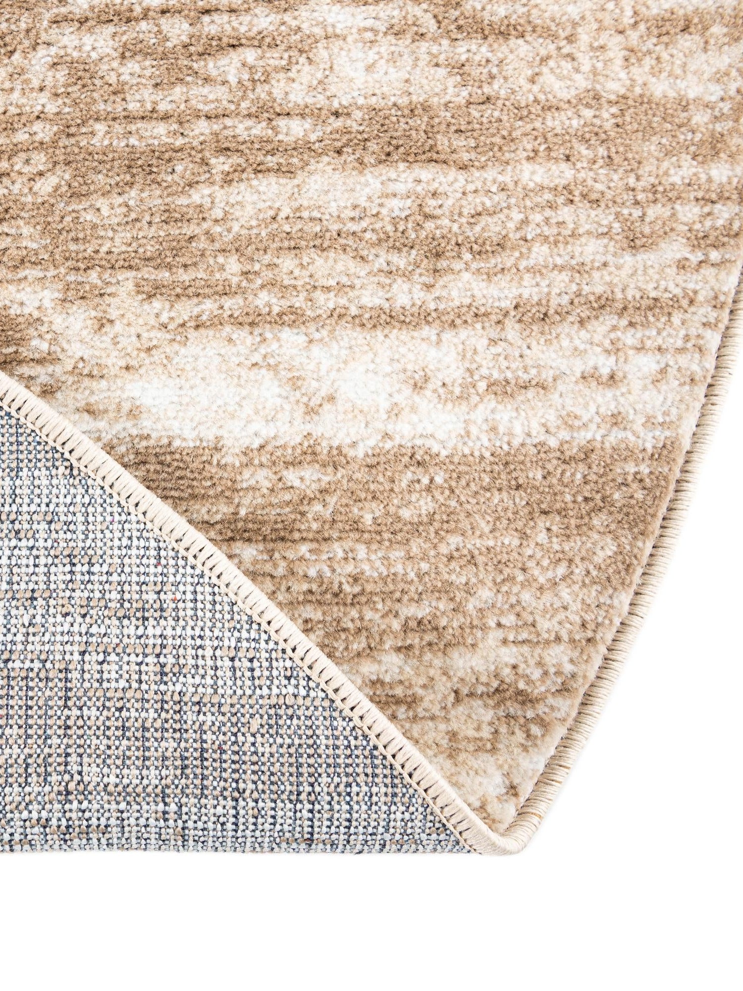 Beige 5' 3 x 5' 3 Laguna Round Area Rug 100% Polypropylene Modern Contemporary Carpet for Bedrooms, Living Room, Dining, Office for Sale at Rug Engine