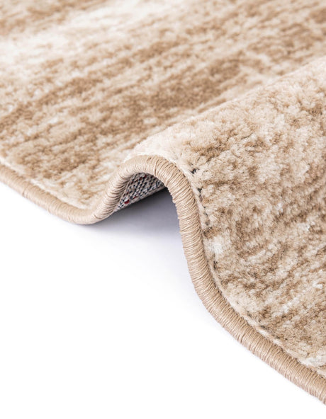 Beige 7' 10 x 7' 10 Laguna Square Area Rug 100% Polypropylene Modern Contemporary Carpet for Bedrooms, Living Room, Dining, Office for Sale at Rug Engine