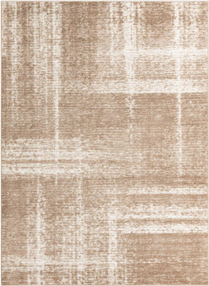 Beige 9' x 12' Laguna Rectangle Area Rug 100% Polypropylene Modern Contemporary Carpet for Bedrooms, Living Room, Dining, Office for Sale at Rug Engine