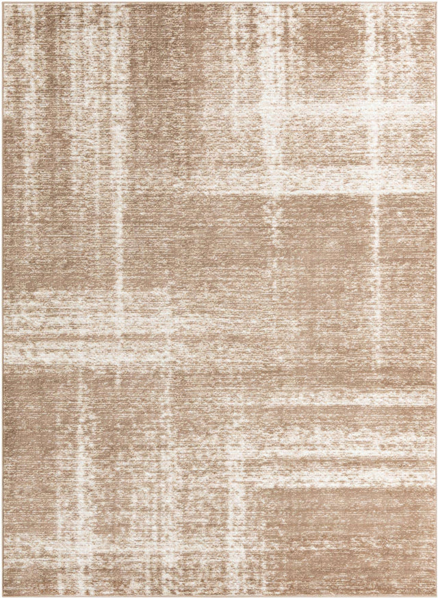 Beige 9' x 12' Laguna Rectangle Area Rug 100% Polypropylene Modern Contemporary Carpet for Bedrooms, Living Room, Dining, Office for Sale at Rug Engine